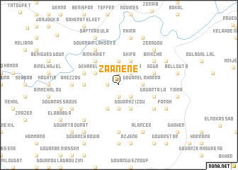 map of Zaanene