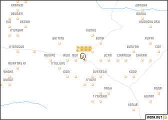 map of Zaar