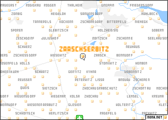 map of Zaasch-Serbitz