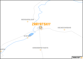 map of Zaayatskiy