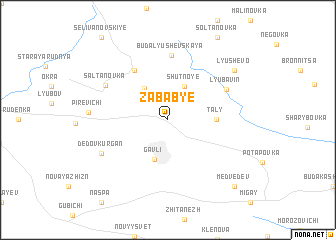 map of Zababʼye