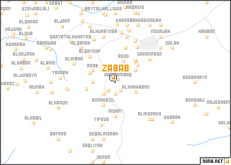 map of Z̧abāb