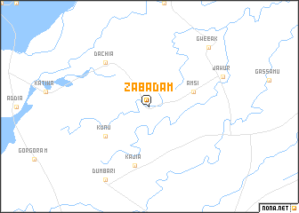 map of Zabadam