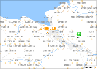 map of Zaballa