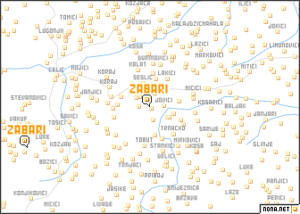 map of Žabari