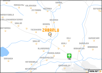 map of Zabarlū