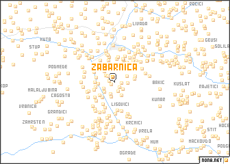 map of Zabarnica