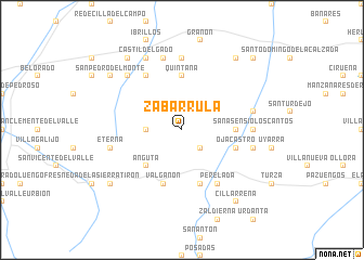 map of Zabárrula