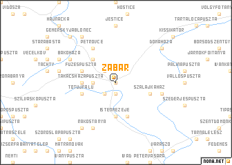 map of Zabar