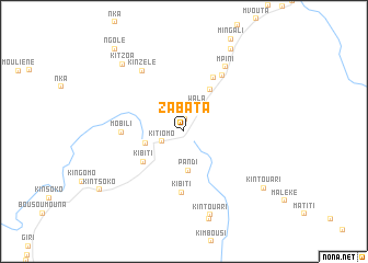 map of Zabata