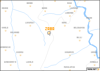 map of Zaba