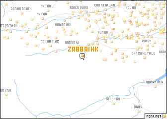 map of Zab Baihk