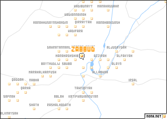 map of Zabbūd