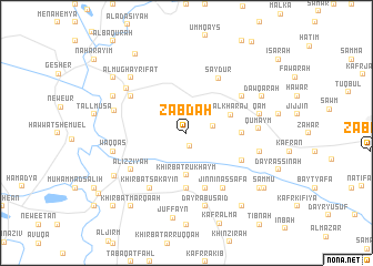 map of Zabdah