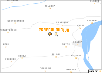 map of Zabegalovo