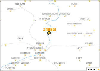 map of Zabegi