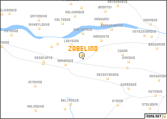 map of Zabelino