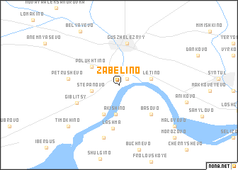 map of Zabelino