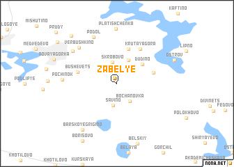 map of Zabel\