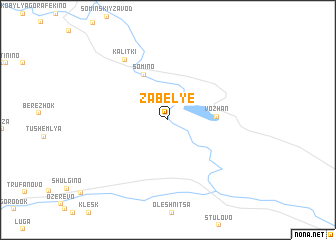 map of Zabel\