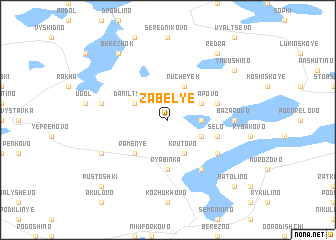 map of Zabel\