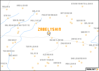 map of Zabelyshin