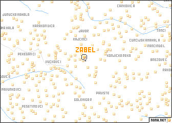 map of Zabel