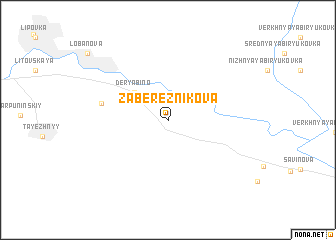 map of Zabereznikova