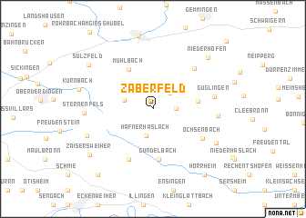 map of Zaberfeld