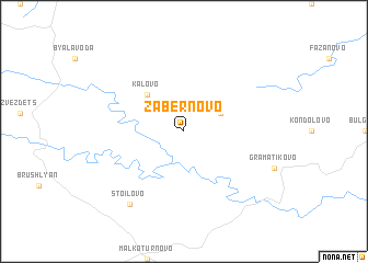 map of Zabernovo