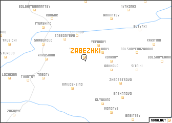 map of Zabezhki