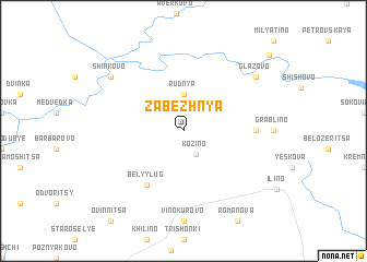 map of Zabezhnya