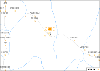 map of Zabé