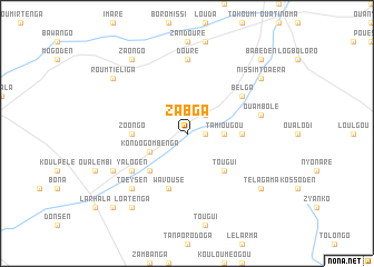 map of Zabga