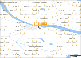 map of Zabijaki
