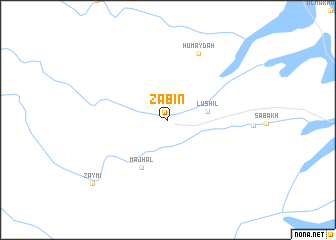 map of Z̧ab‘īn