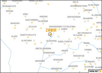 map of Zābir