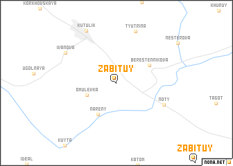 map of Zabituy