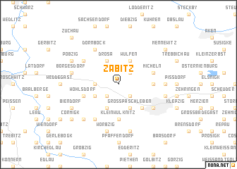 map of Zabitz