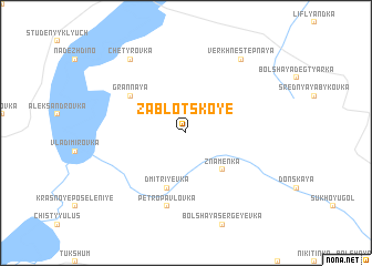 map of Zablotskoye