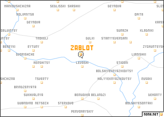 map of Zablotʼ