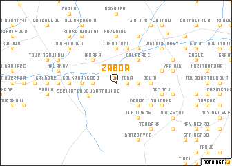 map of Zaboa