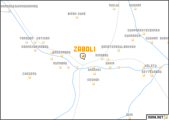 map of Zābolī