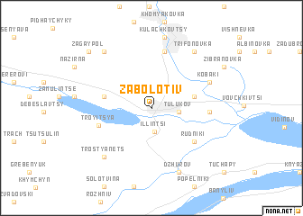 map of Zabolotiv