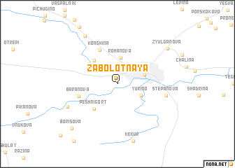 map of (( Zabolotnaya ))