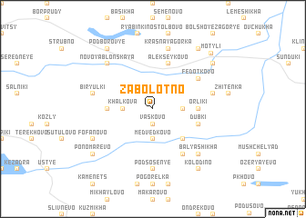 map of Zabolotno