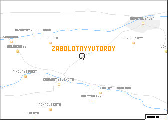 map of Zabolotnyy Vtoroy