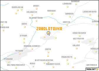 map of Zabolotovka