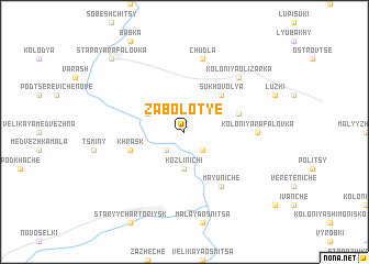 map of Zabolotʼye