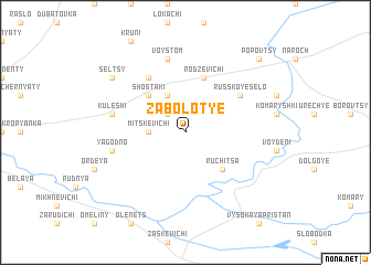 map of Zabolotʼye